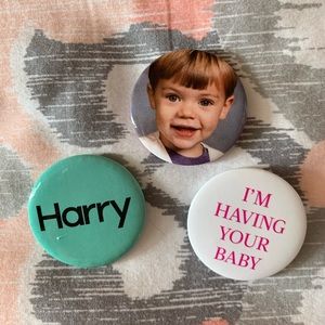 Three Harry Styles Pins sz OS